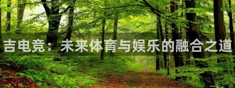 火博电竞app官网网站：吉电竞：未来体育与娱乐的融合之道